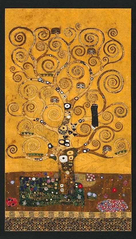 gustav klimt fabric for sale